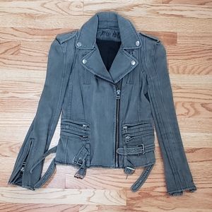 Denim Biker Jacket